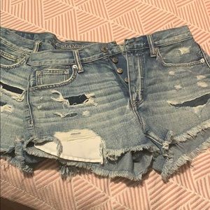 AE Festival Shorts (2pairs) sz 6 High Waist NWOT